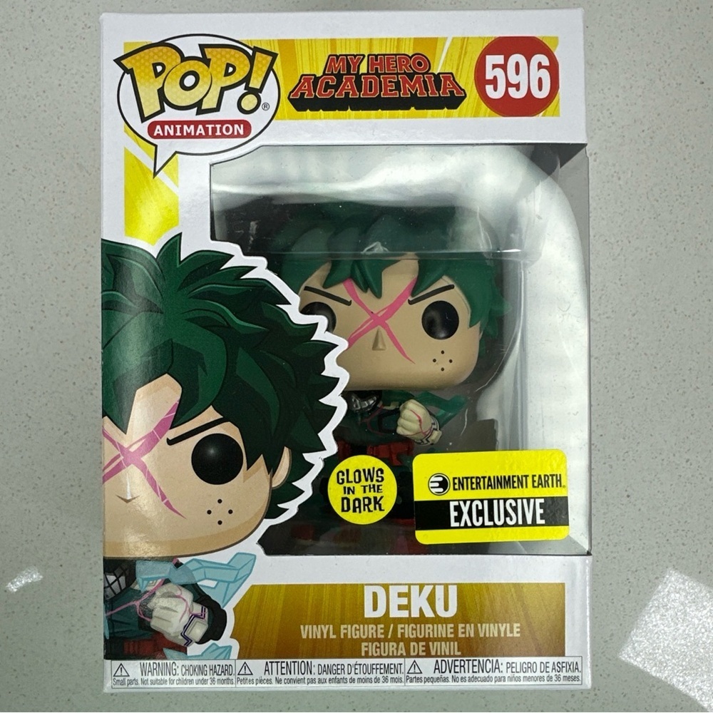 Funko Pop! My Hero Academia Deku #596 EE GITD Exclusive Vinyl Figure